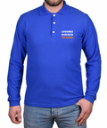 Mavi Uzun Kollu Polo Yaka T-shirt