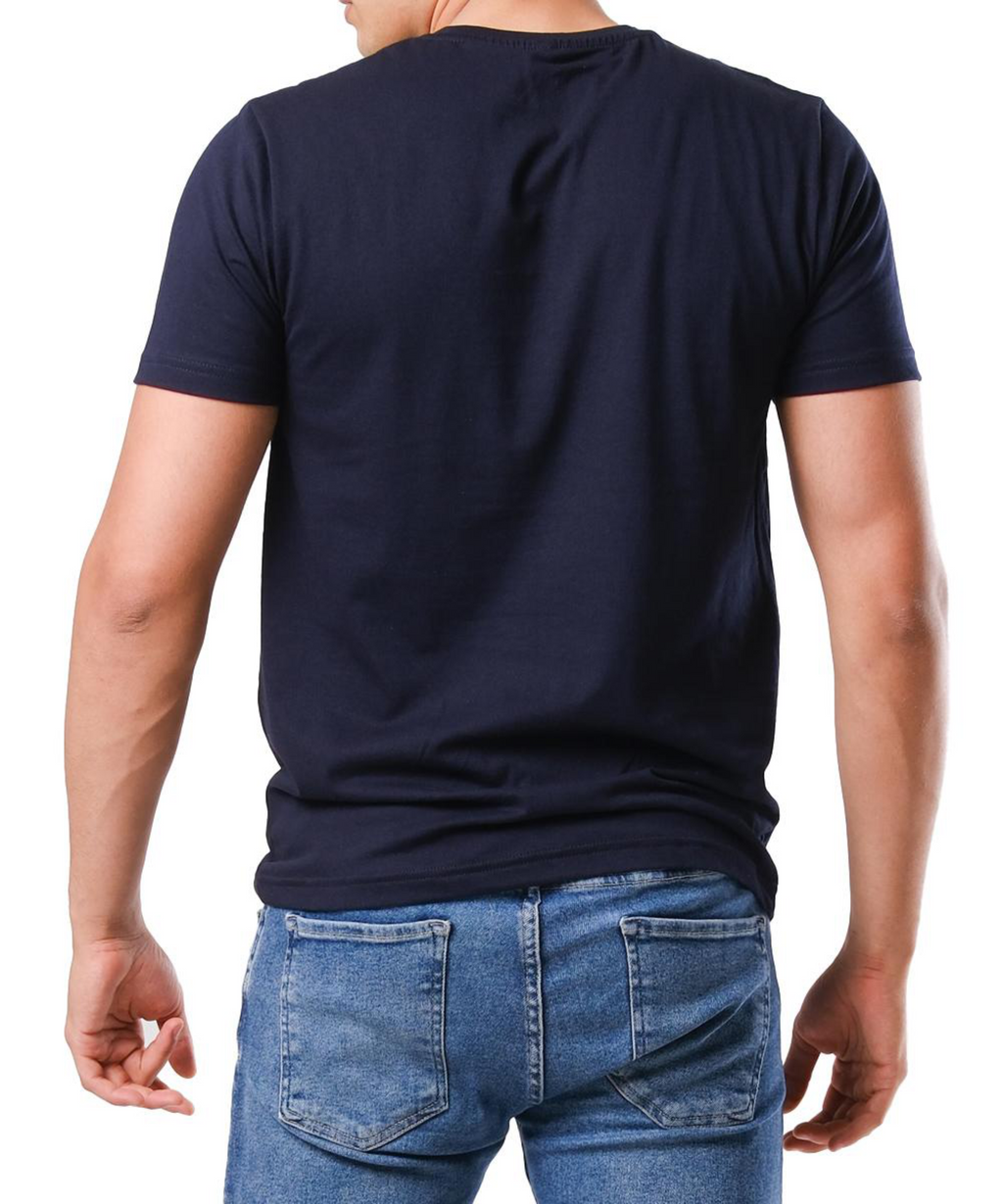 Basic T-shirt Lacivert Baskılı veya Baskısız Premium Kalite
