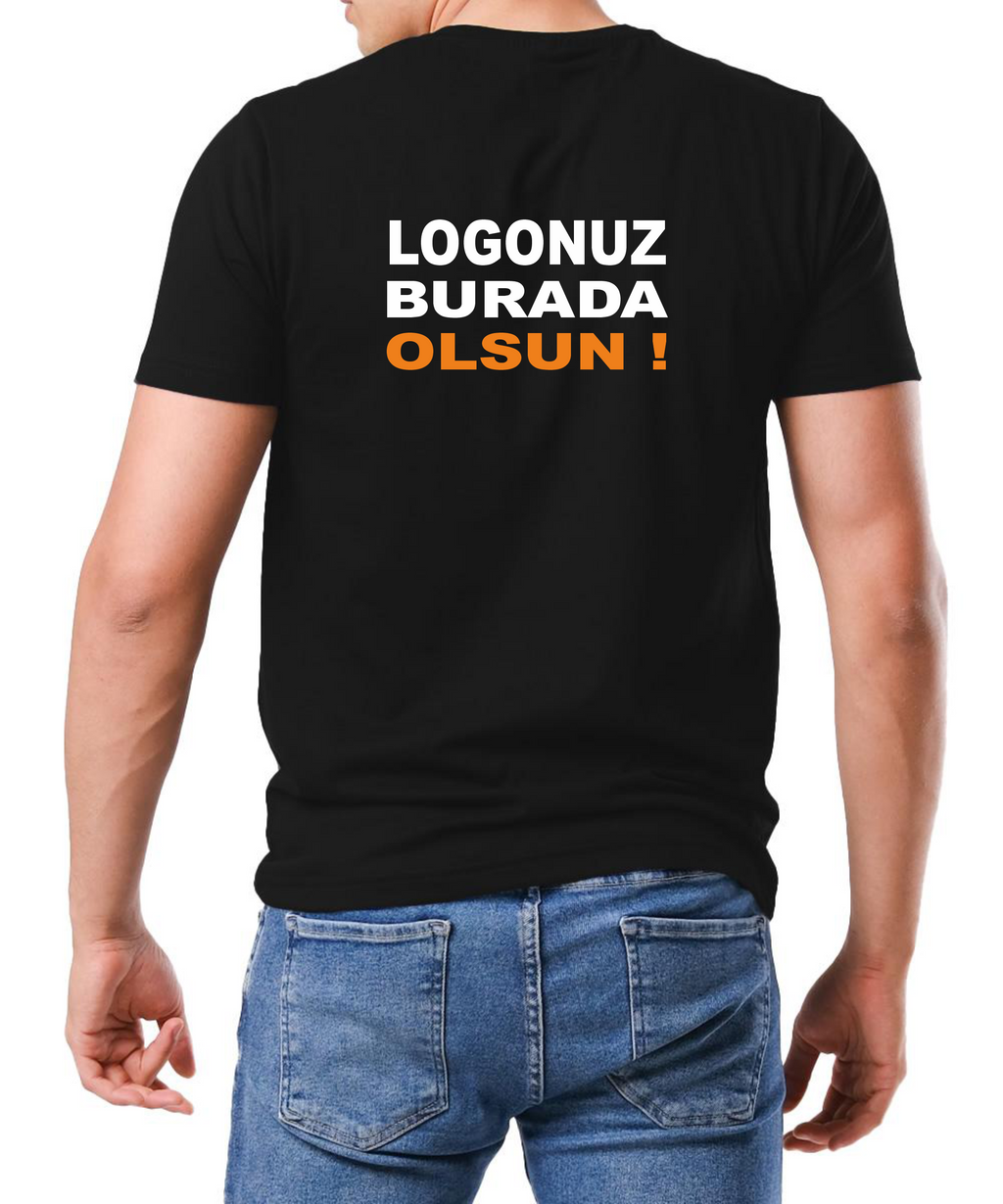 Basic T-shirt Siyah Baskılı veya Baskısız  Premium Kalite