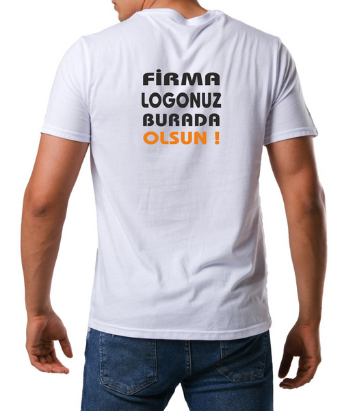 Basic T-shirt Beyaz Baskılı veya Baskısız Premium Kalite
