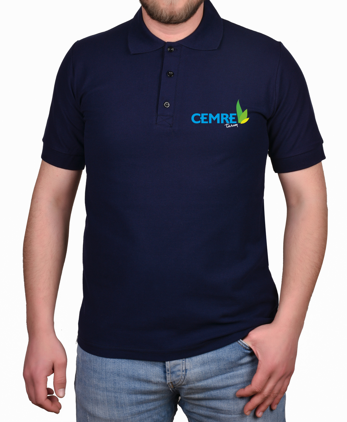 Premium Lacivert Polo Yaka Tişört