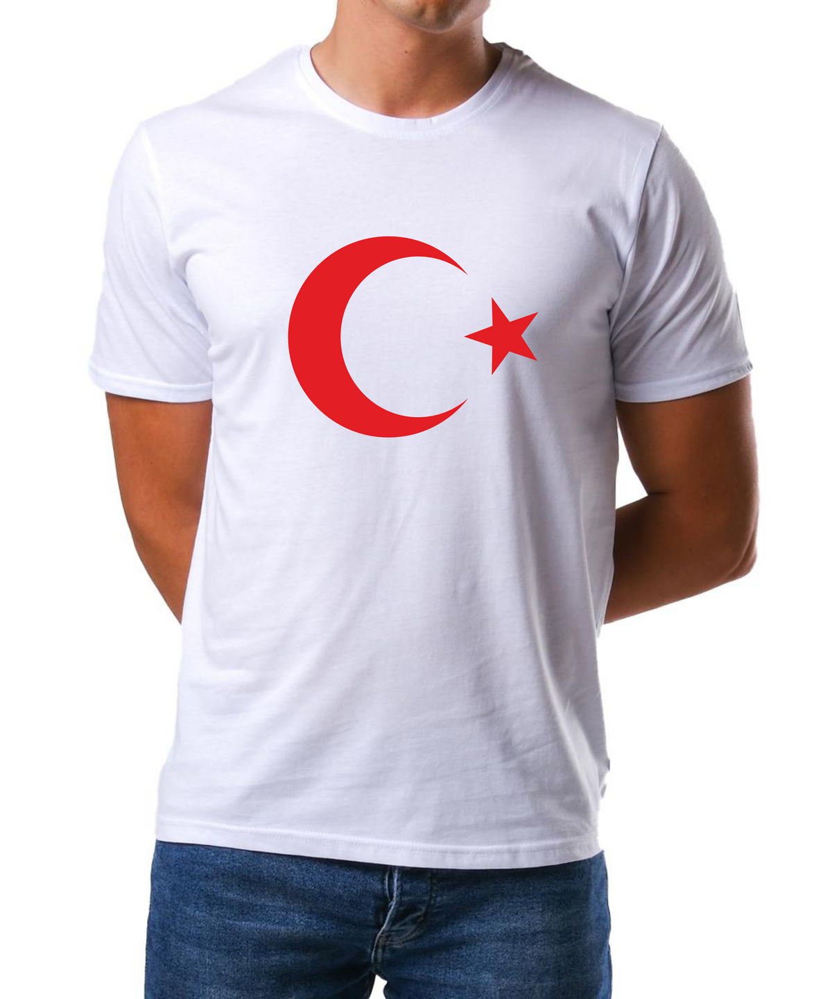 Beyaz 29 Ekim Baskılı Tişörtleri