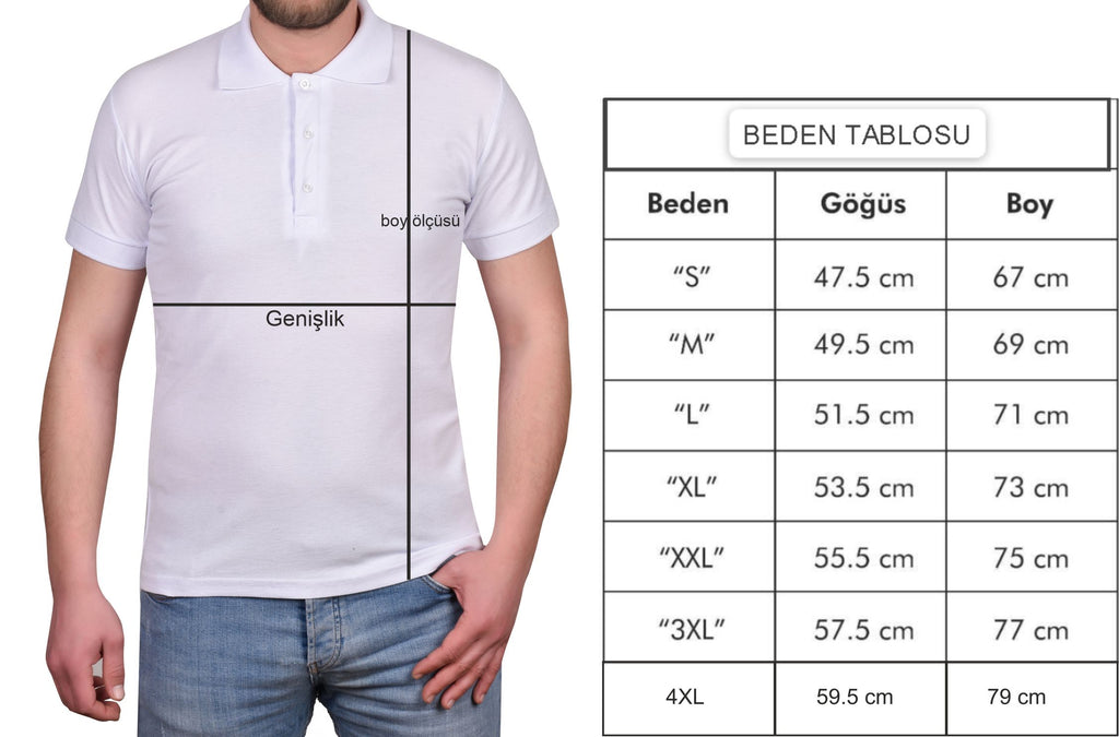 Premium Beyaz Polo Yaka Tişört
