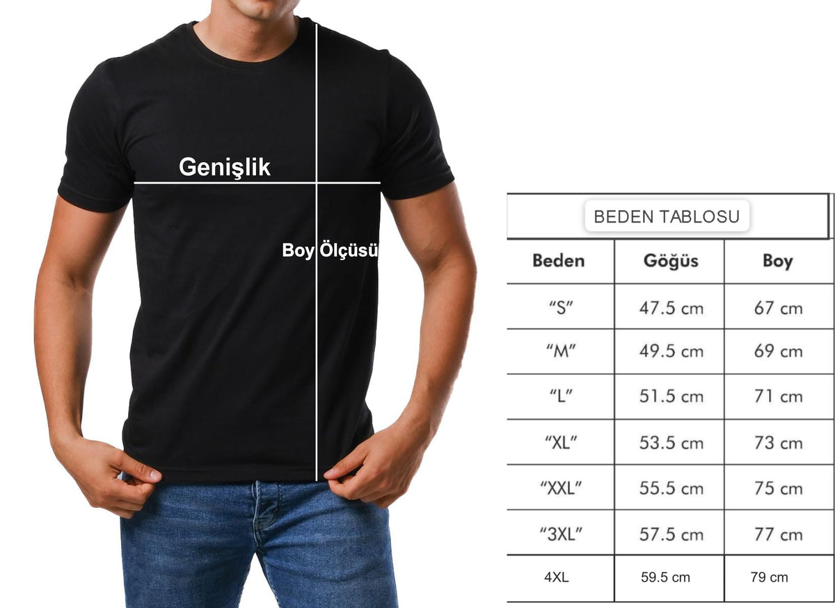 Basic T-shirt Siyah Baskılı veya Baskısız  Premium Kalite