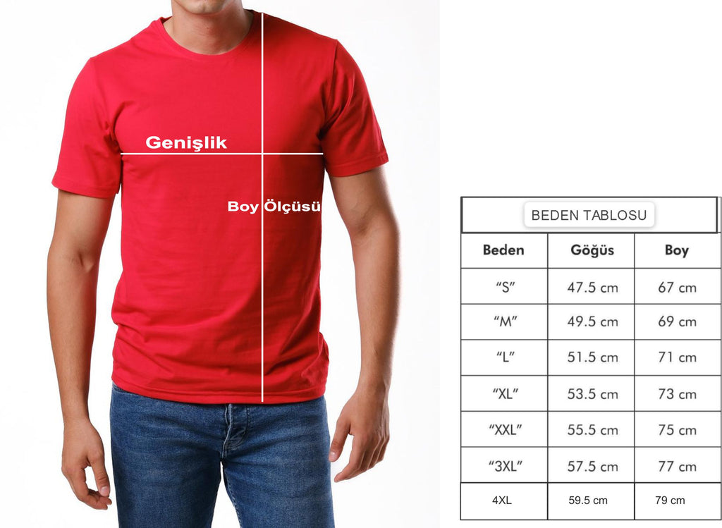 Basic T-shirt Kırmızı Baskılı veya Baskısız Premium Kalite