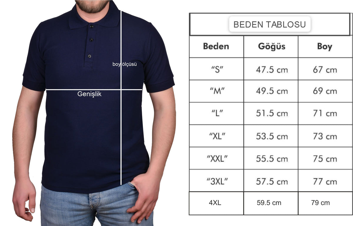 Premium Lacivert Polo Yaka Tişört