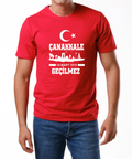 Kırmızı 18 Mart Çanakkale Zaferi Tişörtleri