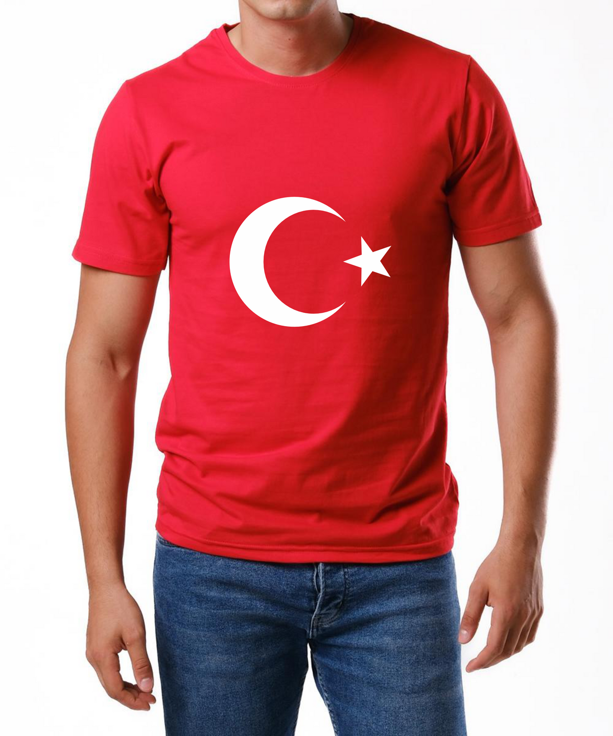 Kırmızı 29 Ekim Baskılı Tişörtleri