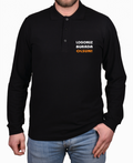 Siyah Uzun Kollu Polo Yaka T-shirt