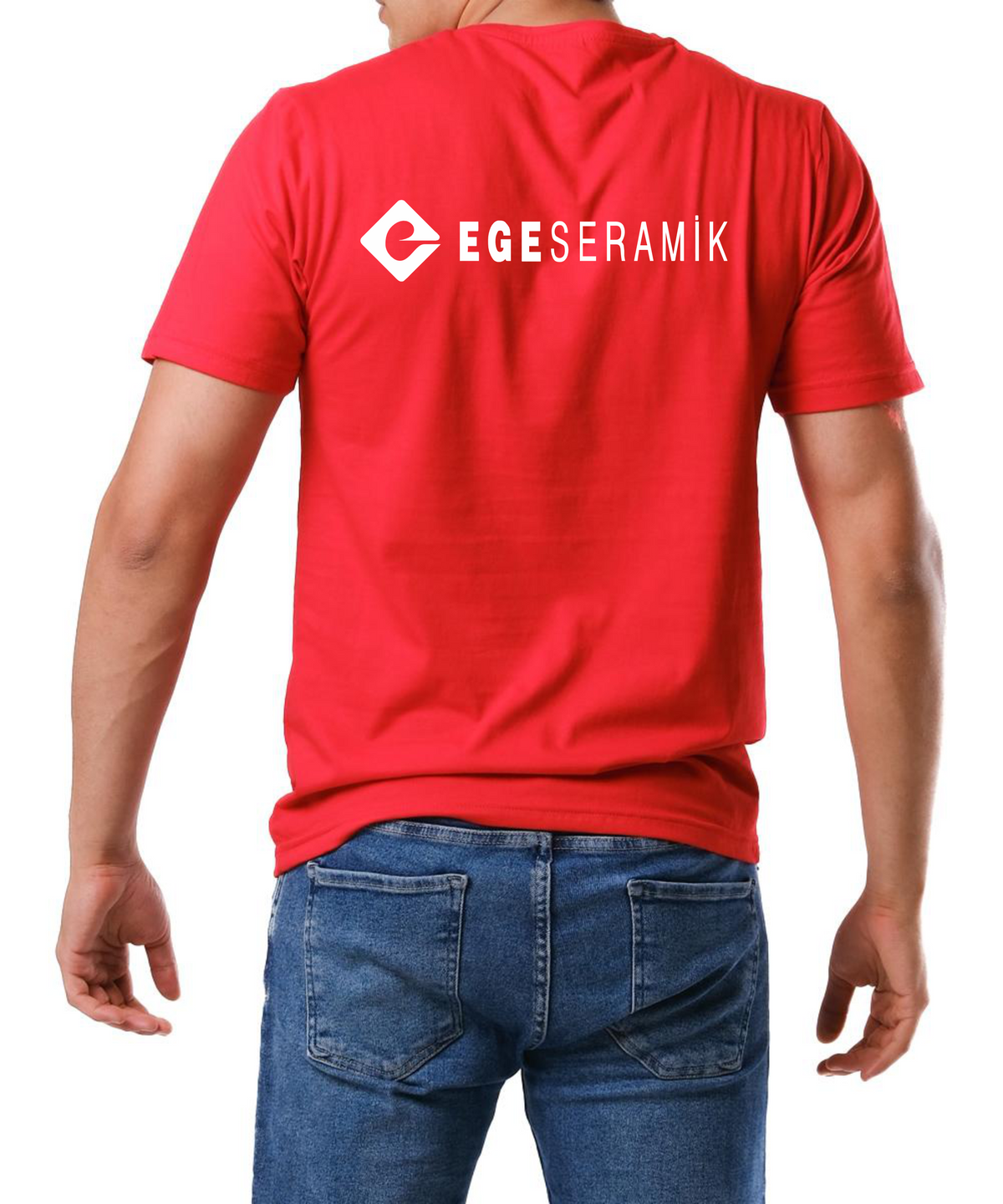 Basic T-shirt Kırmızı Baskılı veya Baskısız Premium Kalite